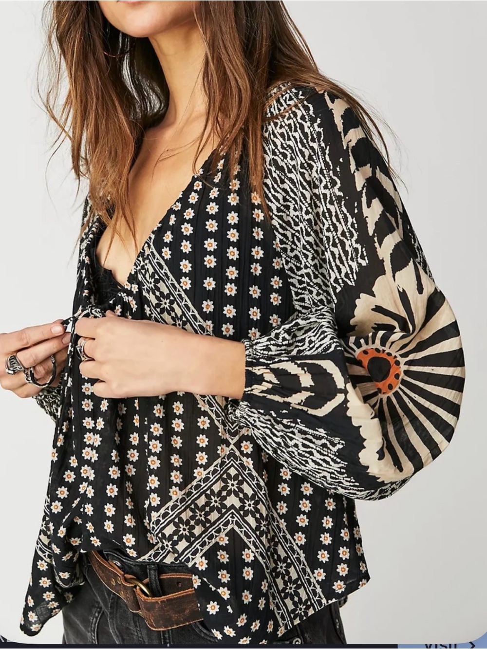 Free People Elena blouse
